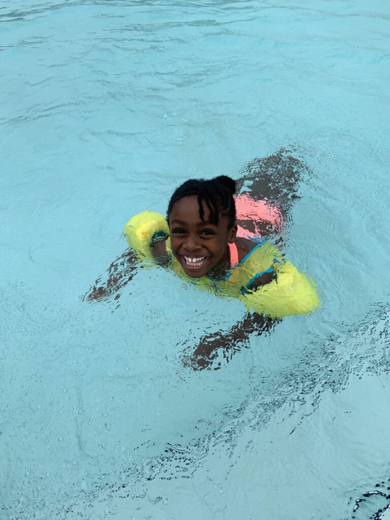 Summer in the pool