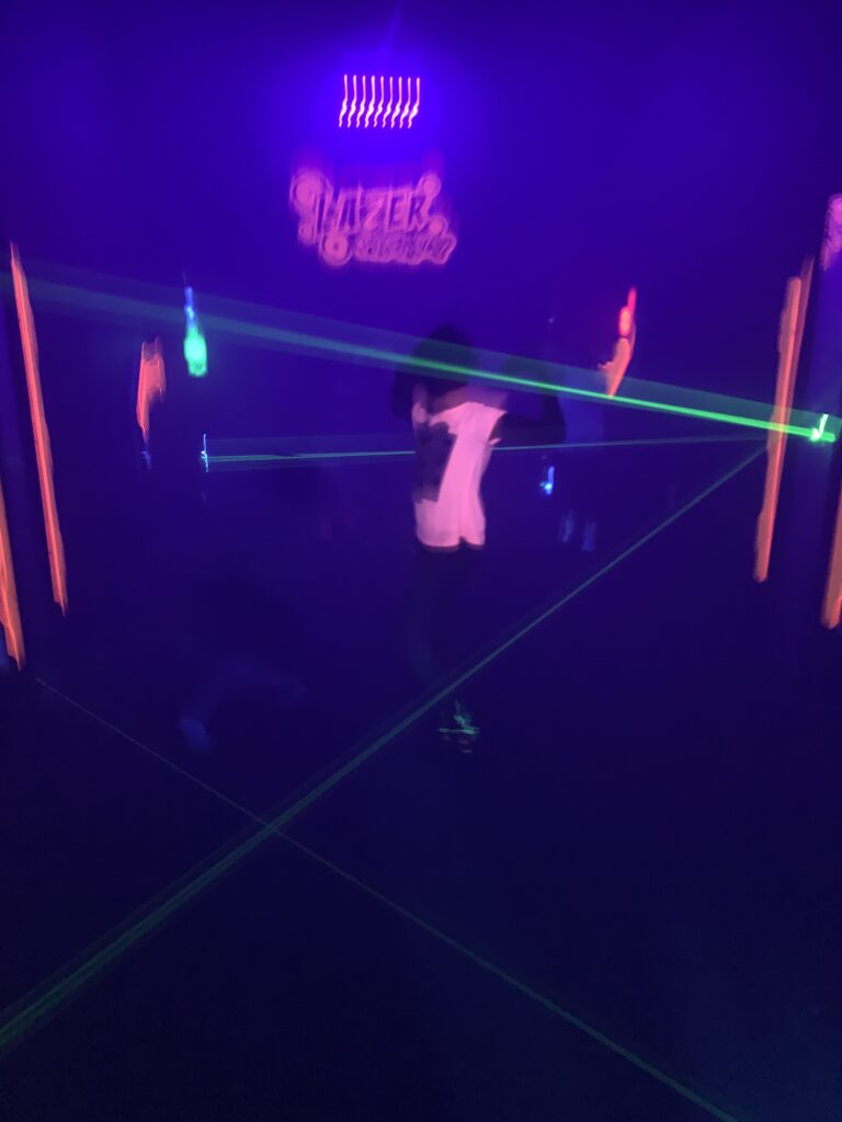 In the Lazer maze