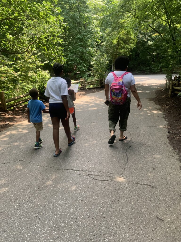 Look at the map of the Bronx Zoo