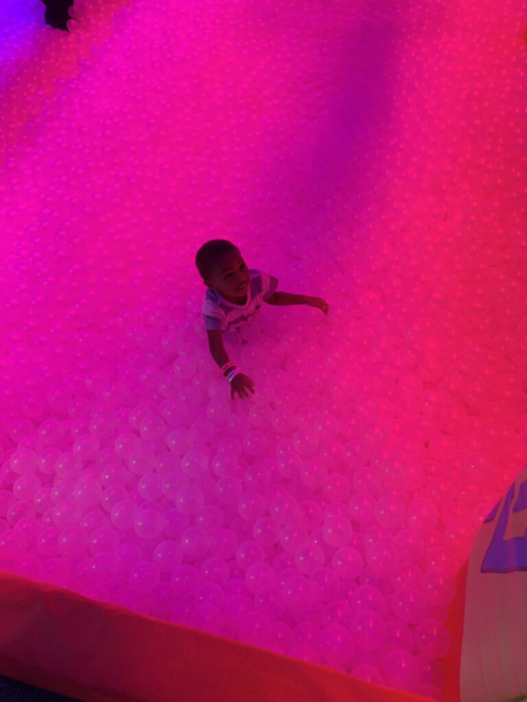 Ball pit at Urban air 