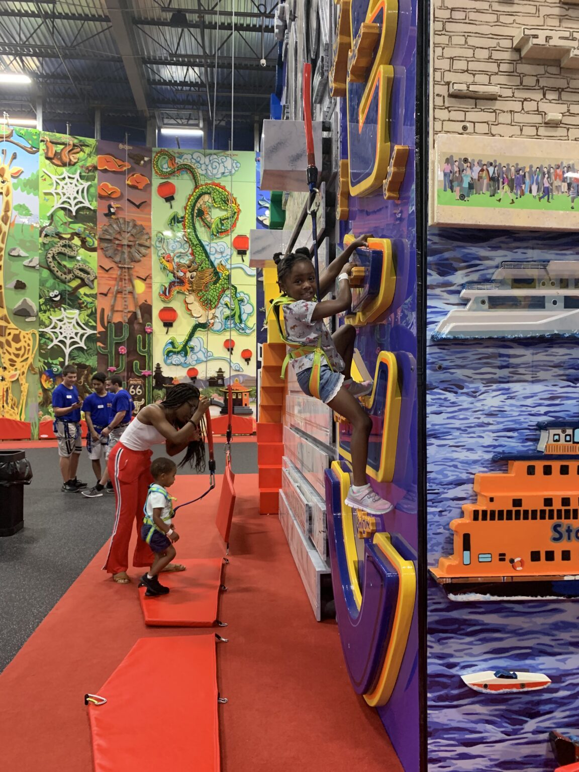 Climbzone Howell NJIndoor rock climbing your children will love. La